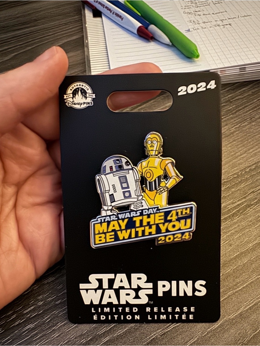 Disney Star Wars May the 4th Be With You 2024 R2-D2 C-3PO Pin LR Pin